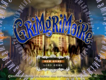 GrimGrimoire (Japan) (Shokai Seisanban) screen shot title